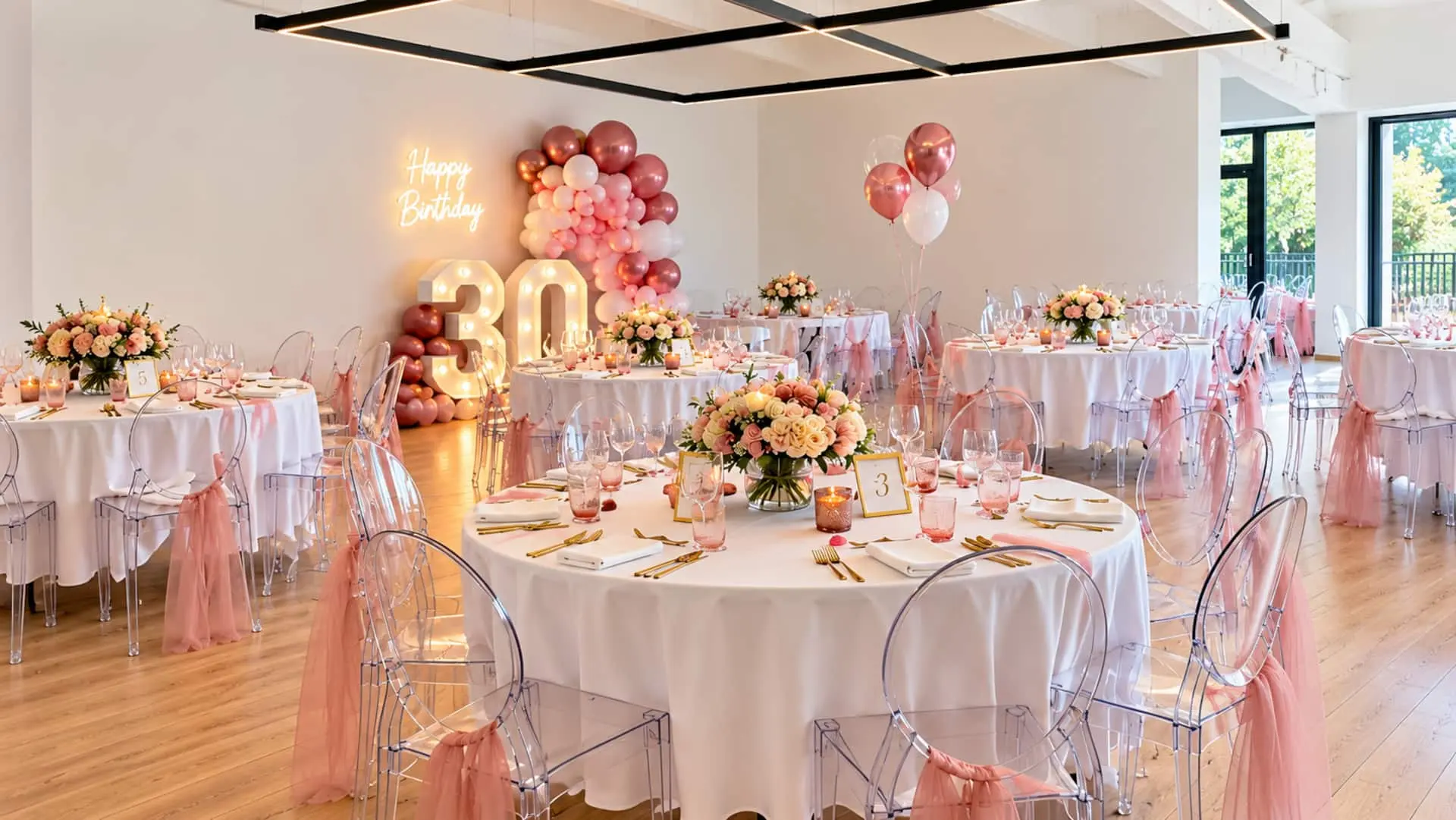 Le Loft XL décoré pour un anniversaire